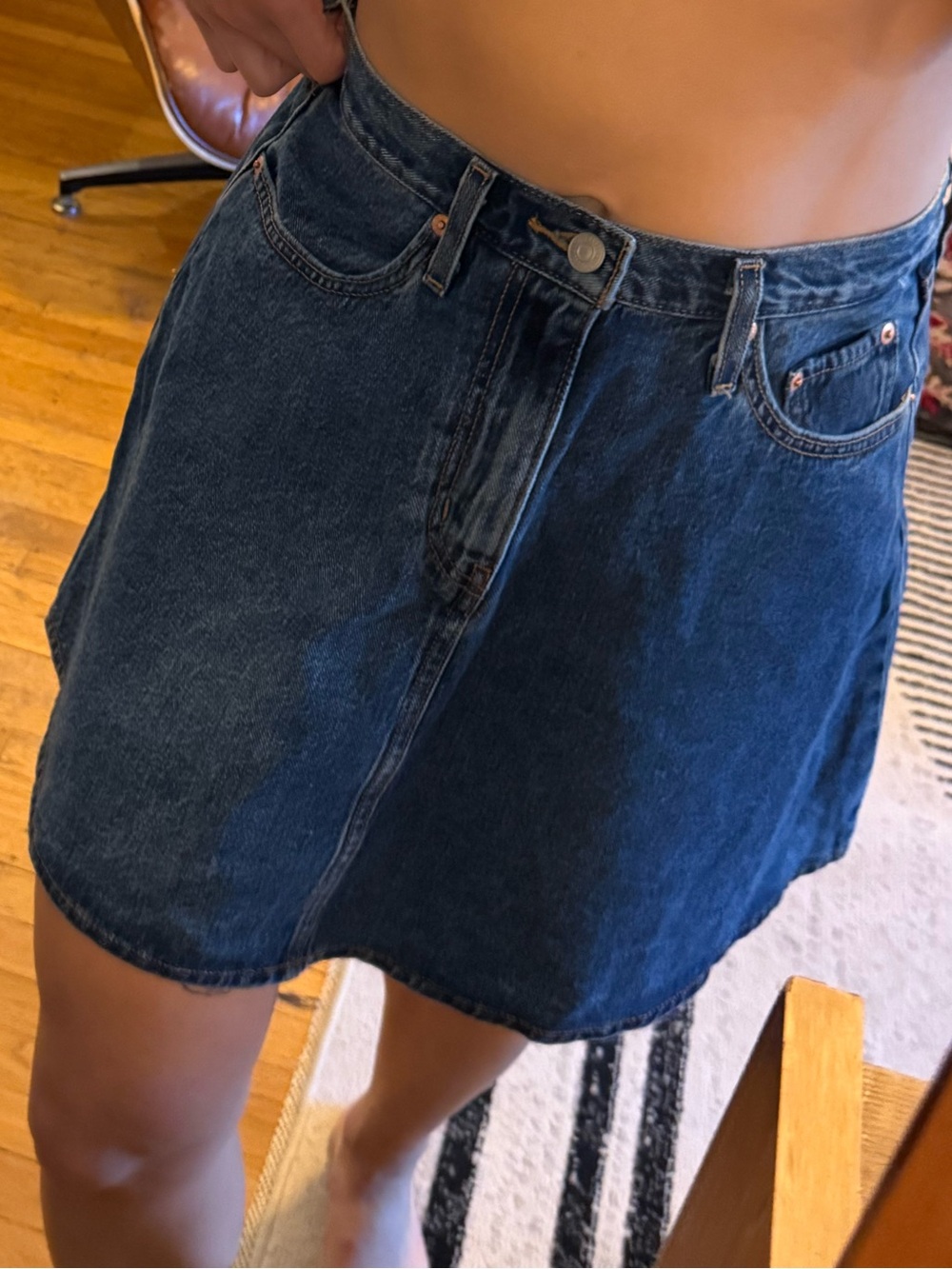 Classic High-Waist Denim Mini Skirt - Blue Levi’s